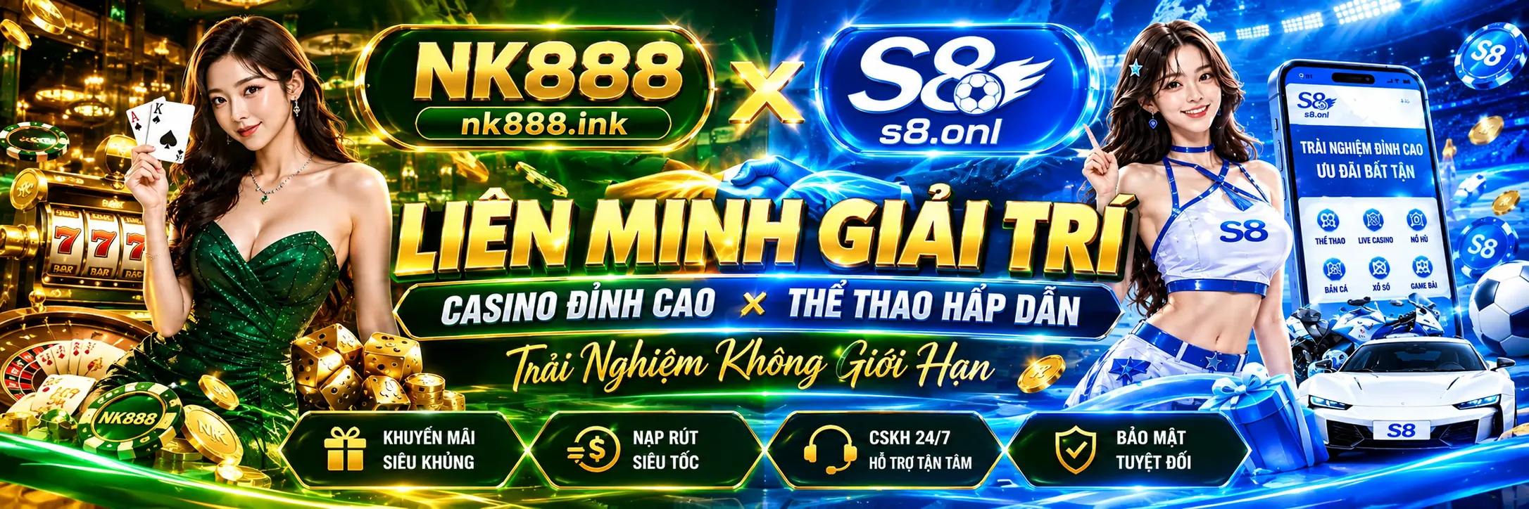 NK888 Hợp tác cùng S8 liên minh đỉnh cao